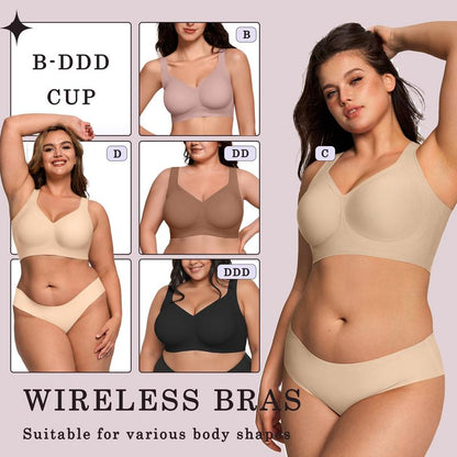 Complete Coverage Wireless Bra 💖 | Christmas Sale – Limited-Time Holiday Deal 🎄✨